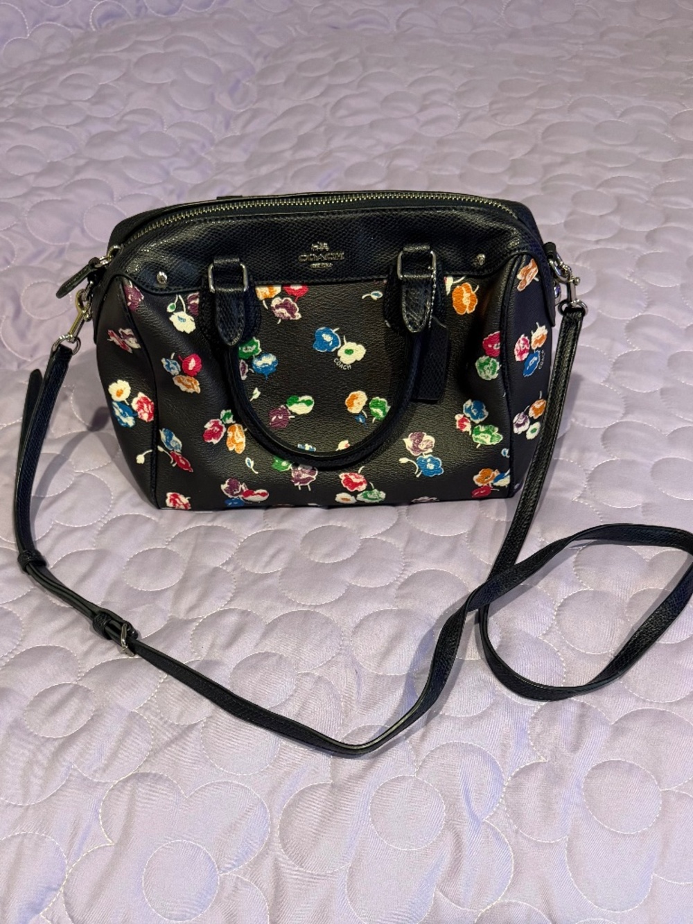 Flower coach bag